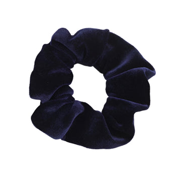 Uniform Velvet Scrunchie Navy